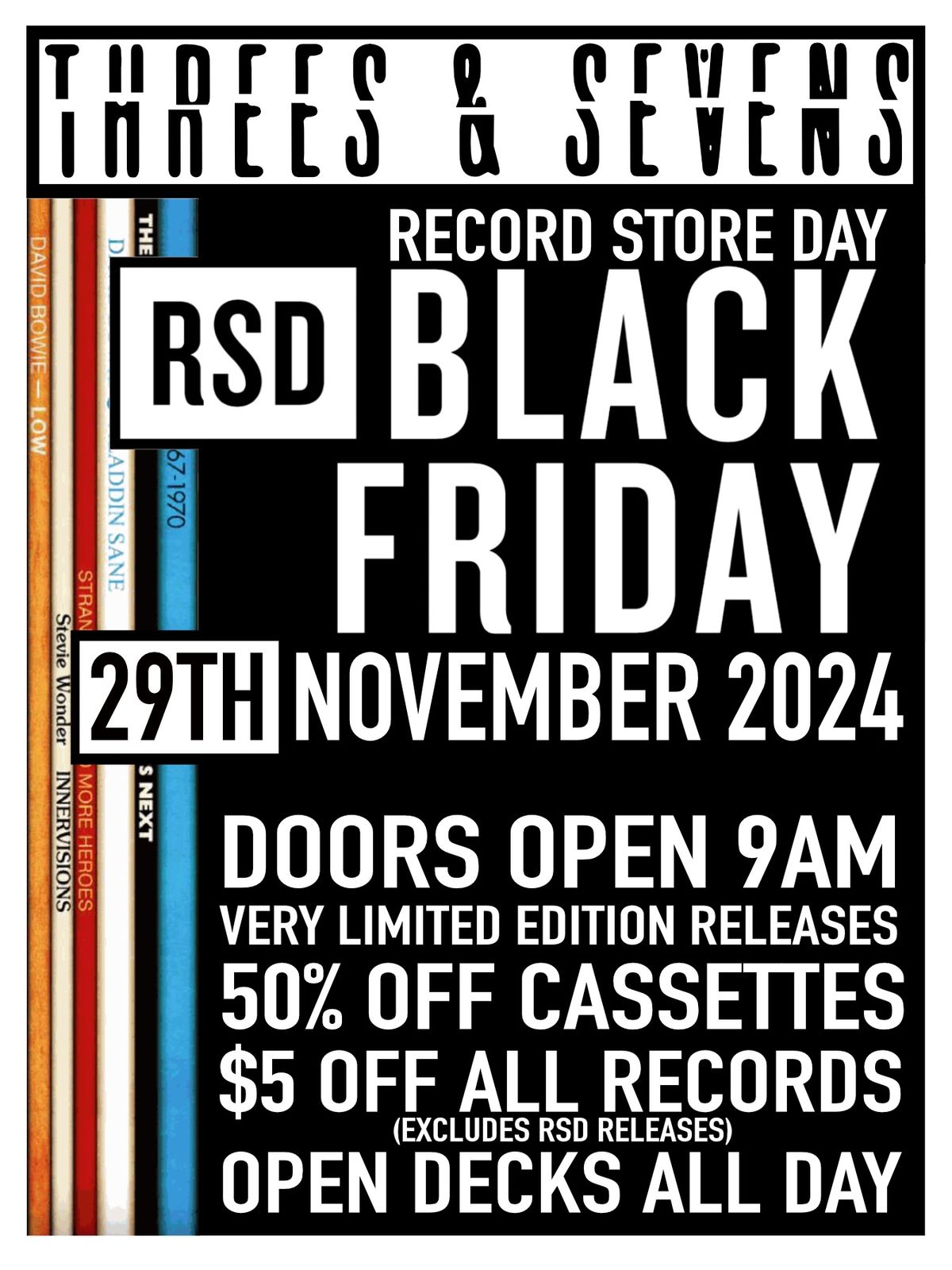 Record Store Day Black Friday 2024