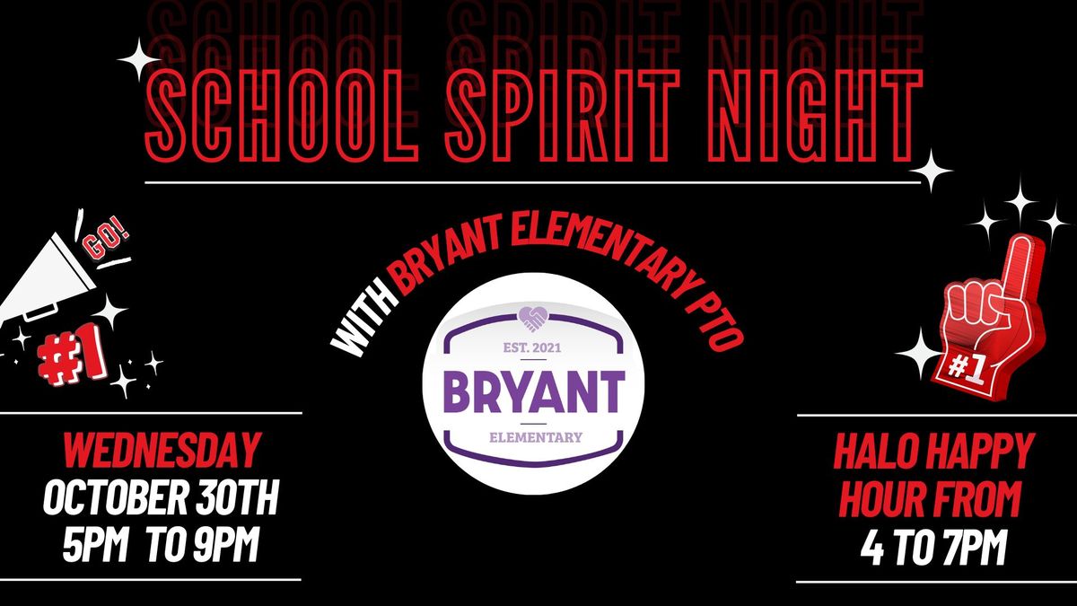 School Spirit Night - Bryant Elementary PTO