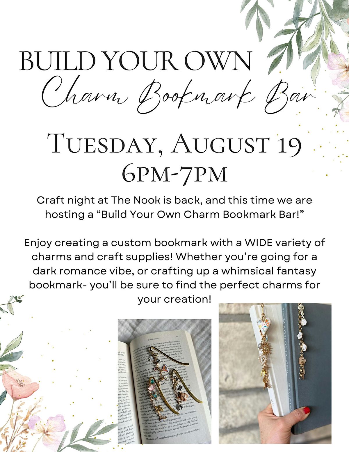 Build Your Own Charm Bookmark