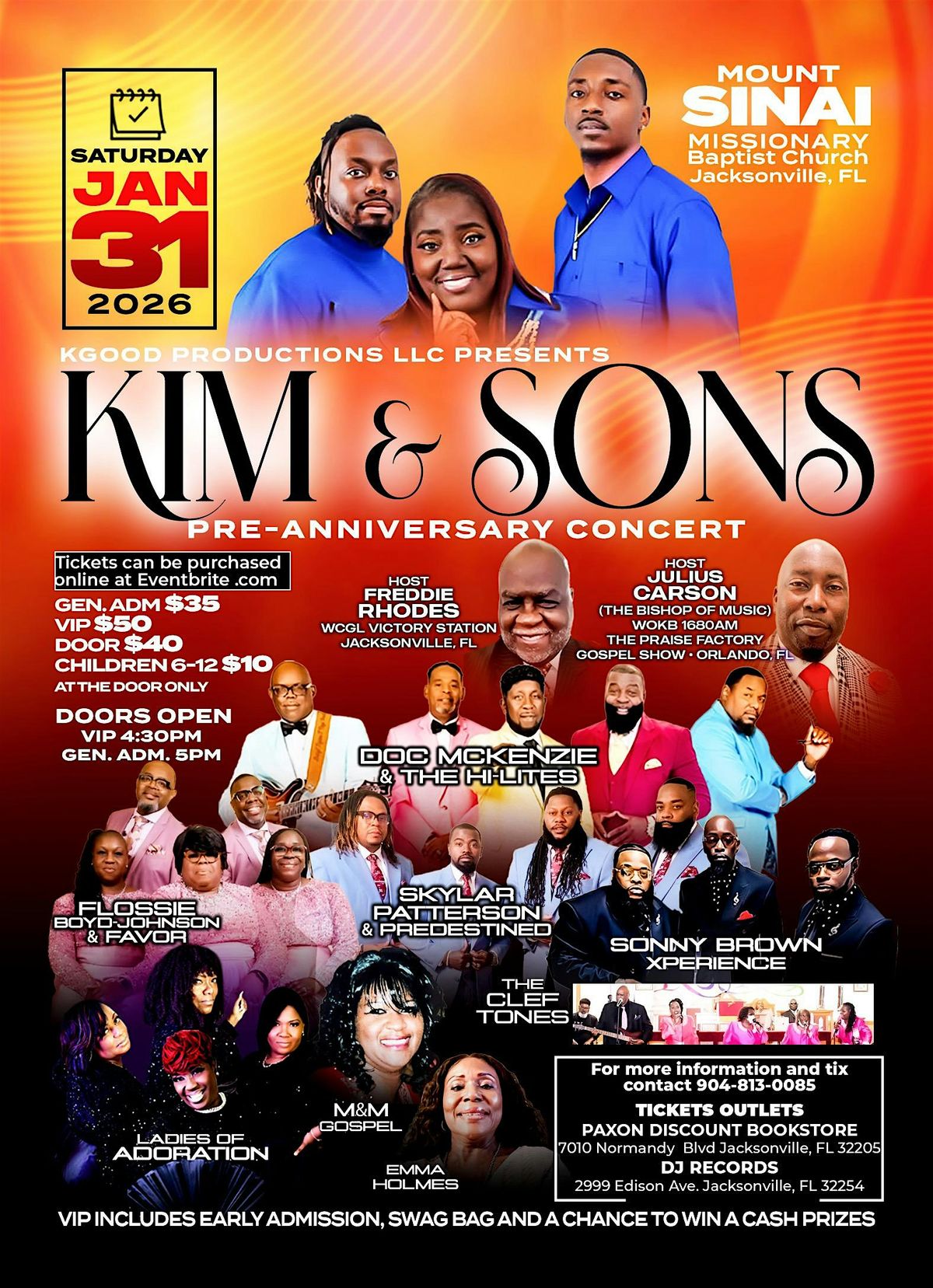 Kim & Sons Pre-Anniversary Concert
