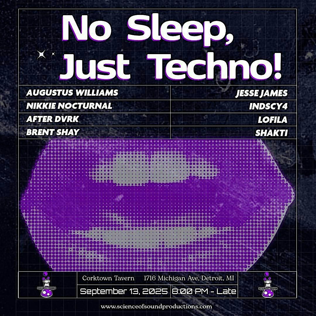 No Sleep, Just Techno!