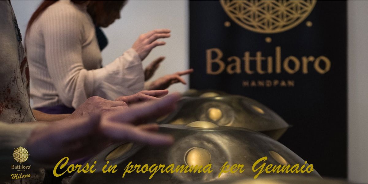 Corso di Handpan a Milano per principianti - Programma Gennaio 2025 -