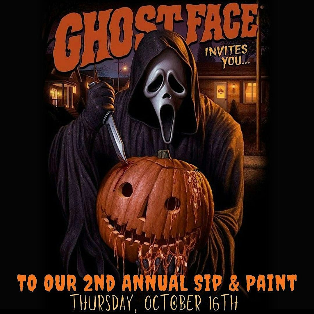 Ghost Face (SCREAM) Sip & Paint Vol. 2