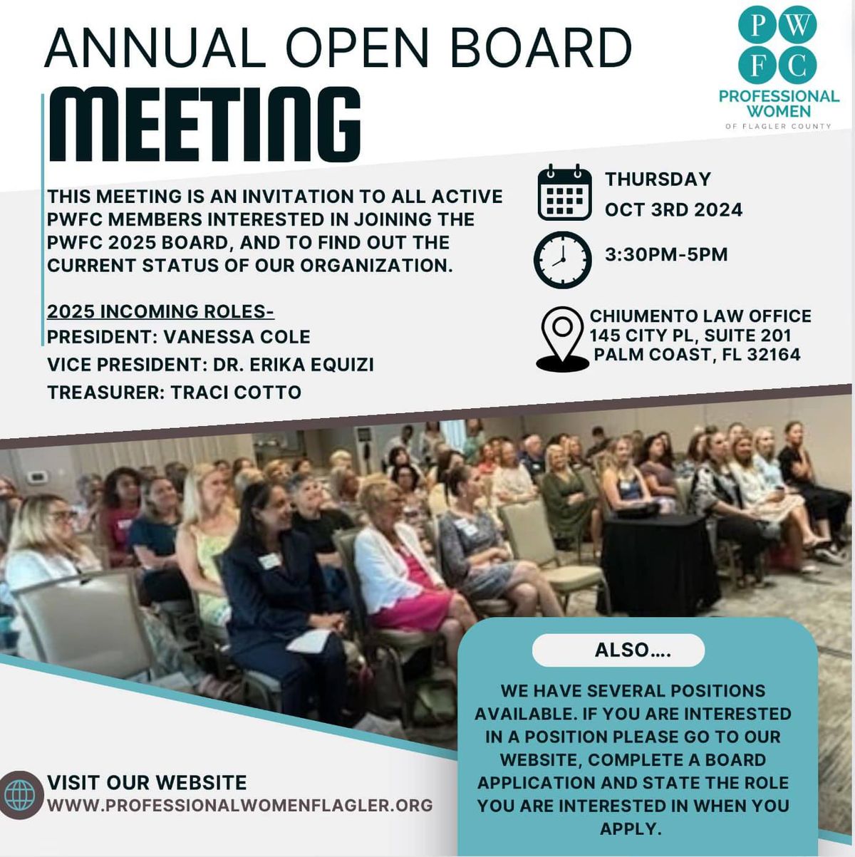 Annual Open Board Meeting