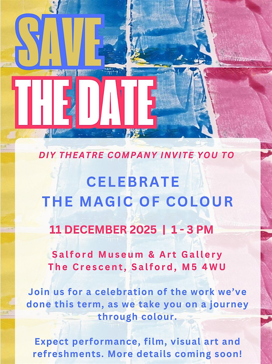 Sharing The Magic of Colour: A Celebration Event