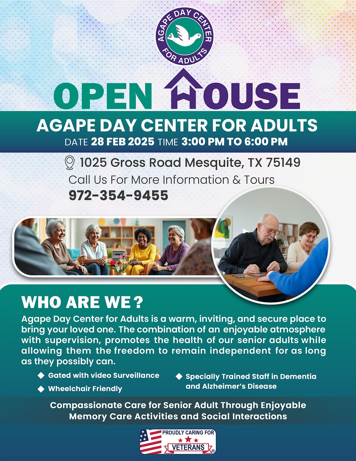 OPEN HOUSE - AGAPE DAY CENTER FOR ADULTS