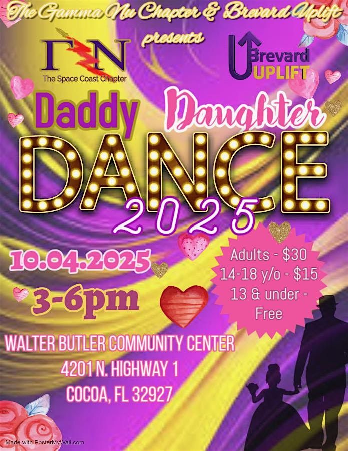 The Omega Psi Phi Fraternity and Brevard Uplift Daddy Daughter Dance 2025