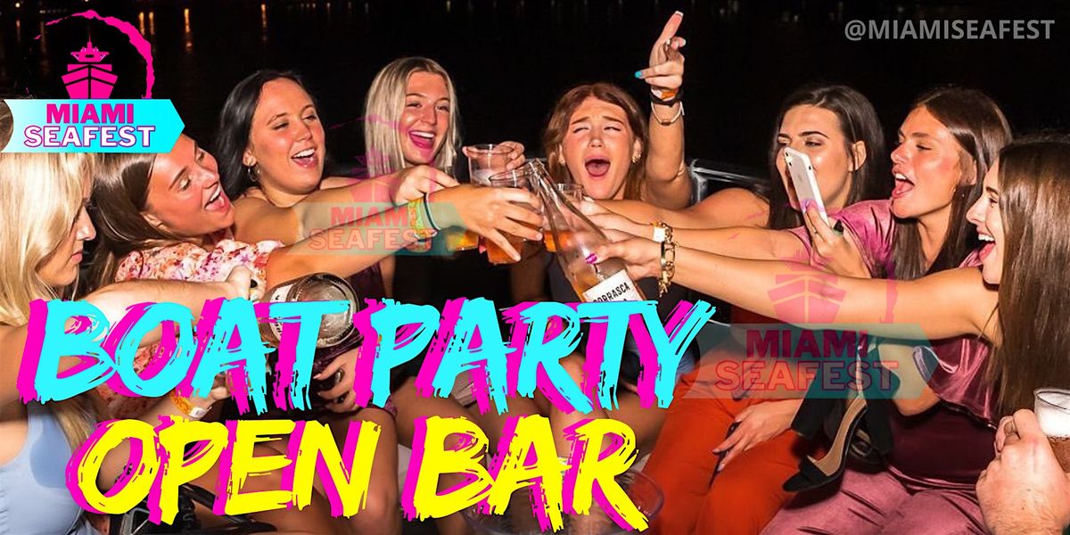 Miami Party Boat - Boat Party - MiamiSeafest.com