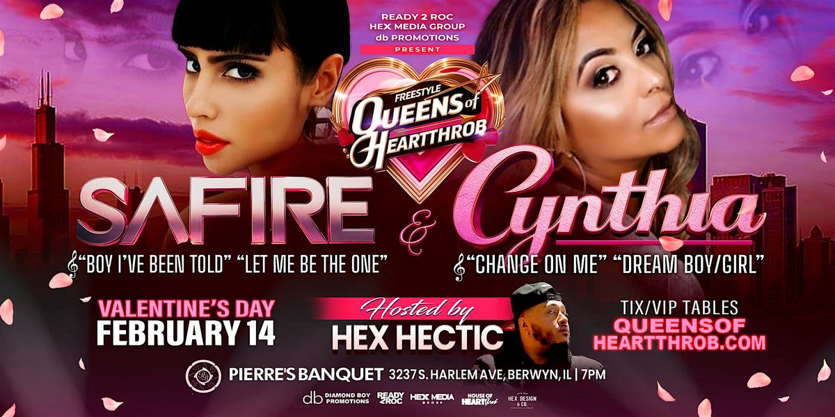 QUEENS OF HEARTTHROB (VALENTINE'S DAY CONCERT & DANCE PARTY)