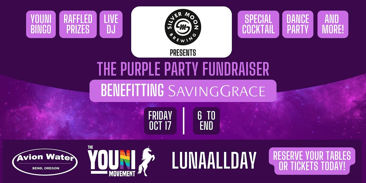 Saving Grace Purple Party 2025