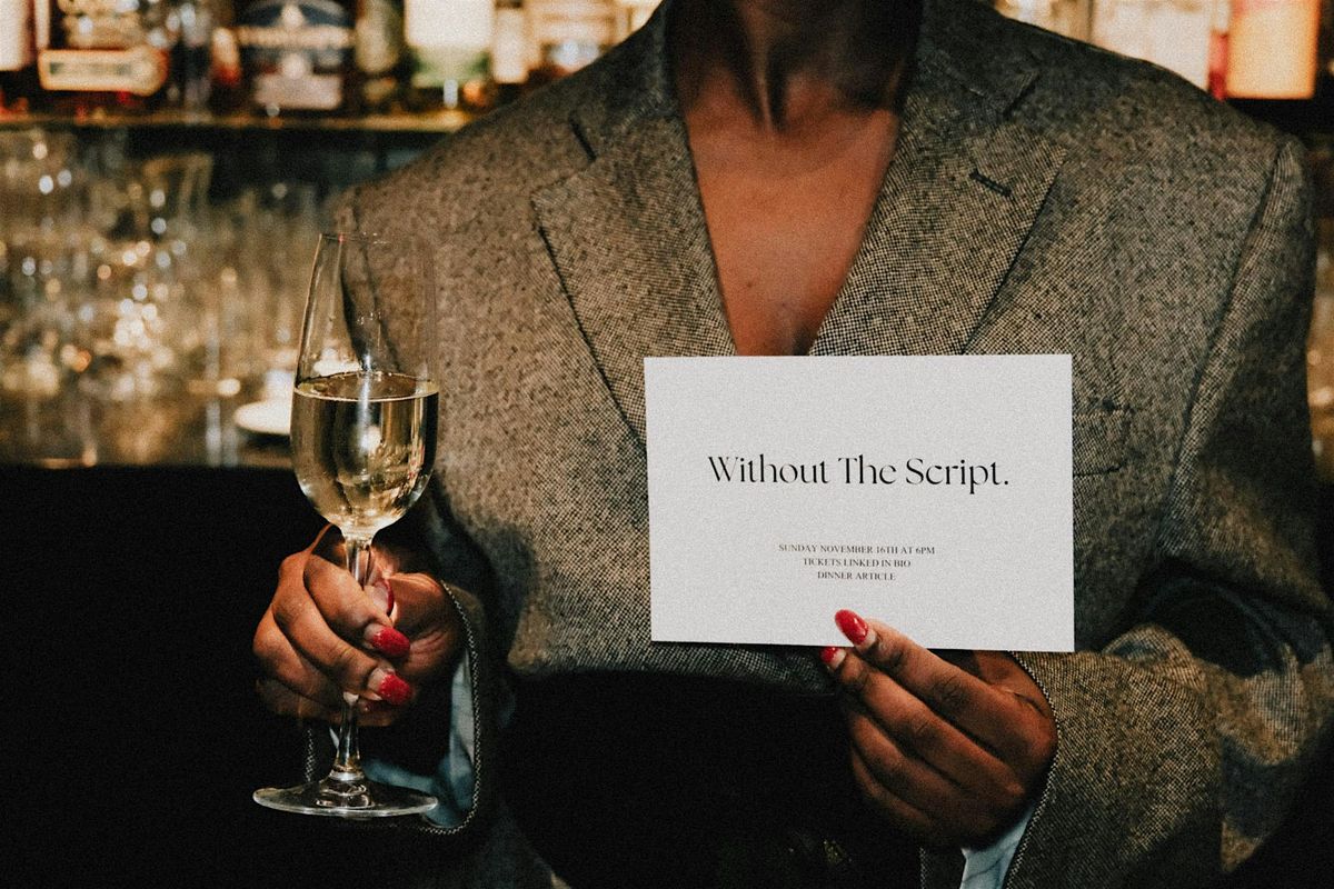 Dinner Article: An evening to rethink what it means to arrive.