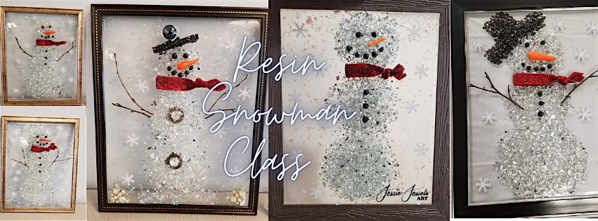 Resin Snowman Workshop at Moonstone Art Studio