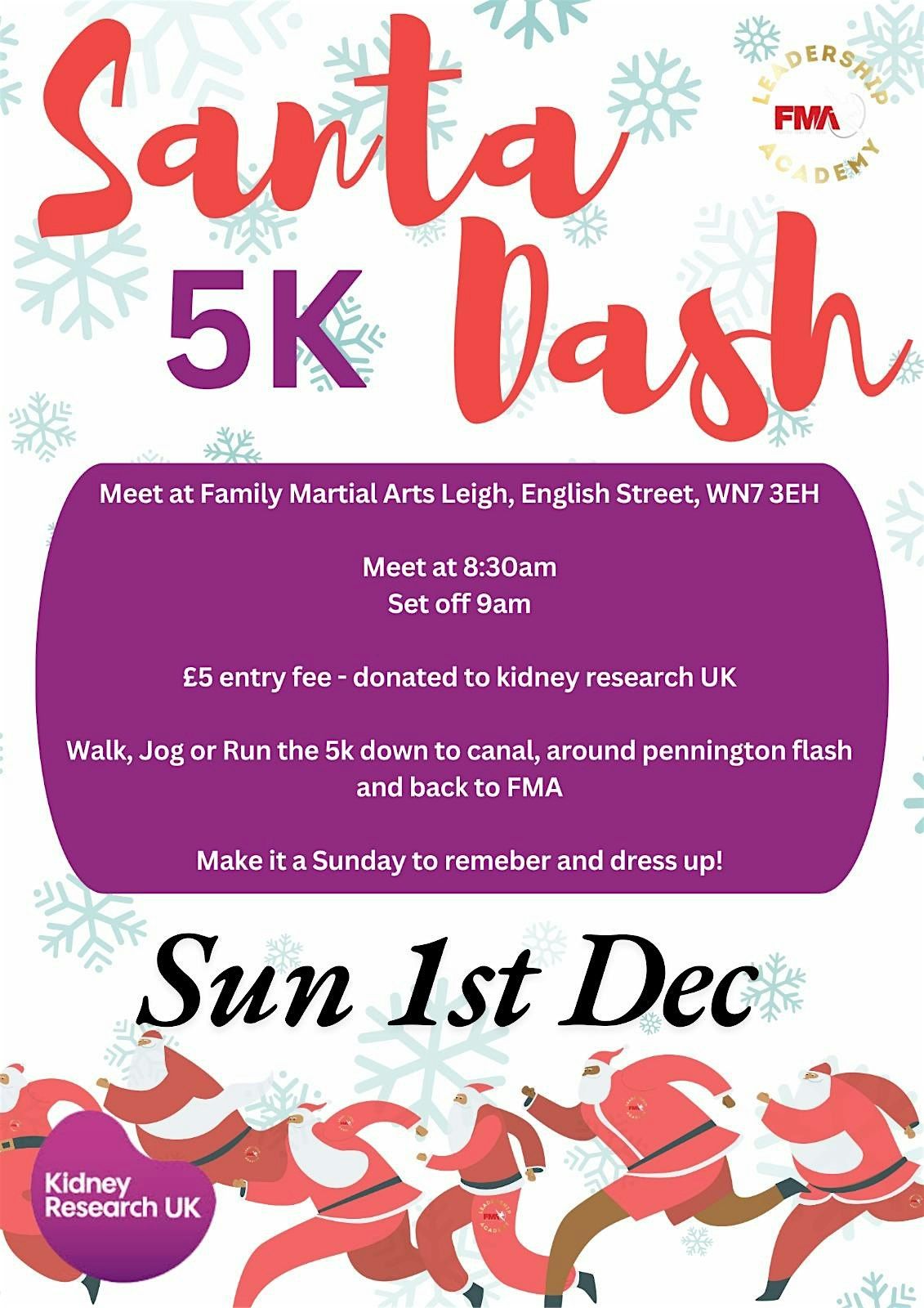 LEIGH 5K SANTA DASH