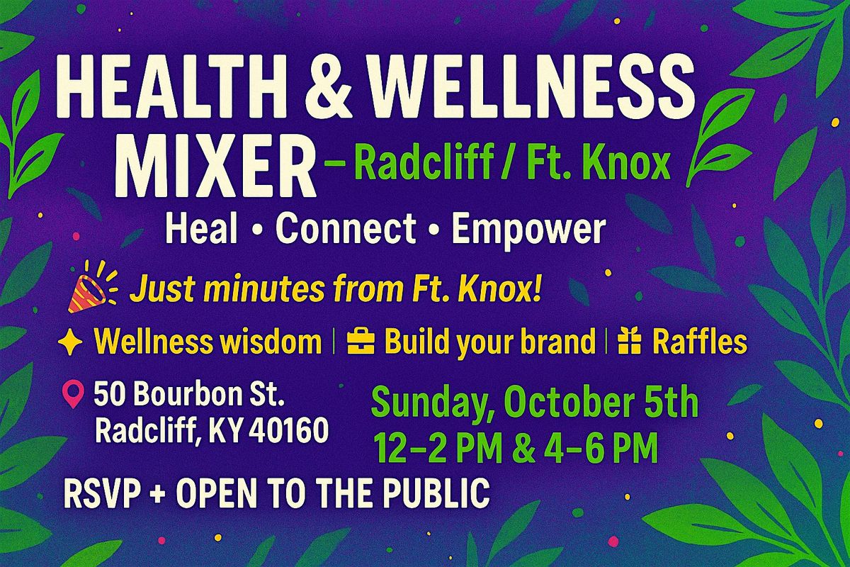 Health and Wellness Mixer