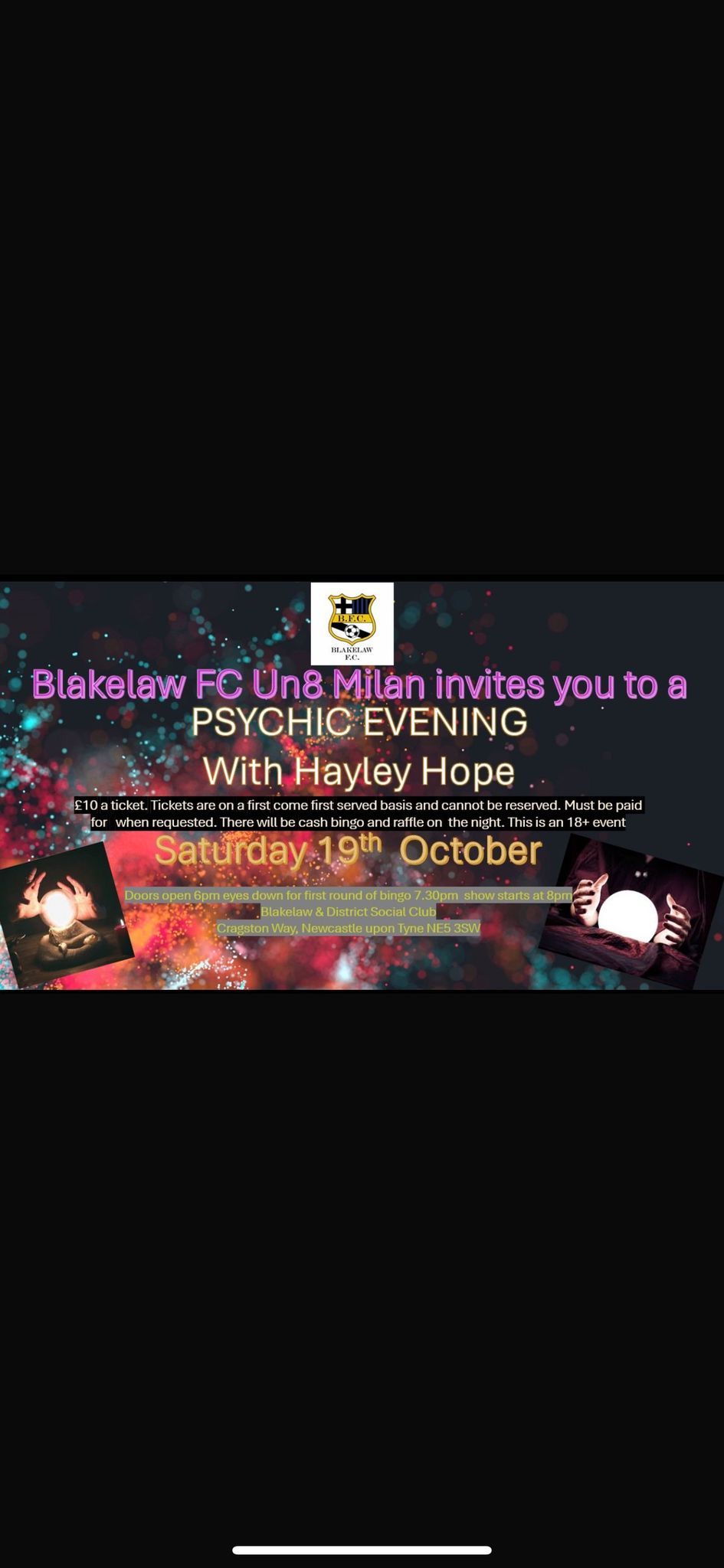 Blakelaw u8 Milan present a night with Hayley hope 