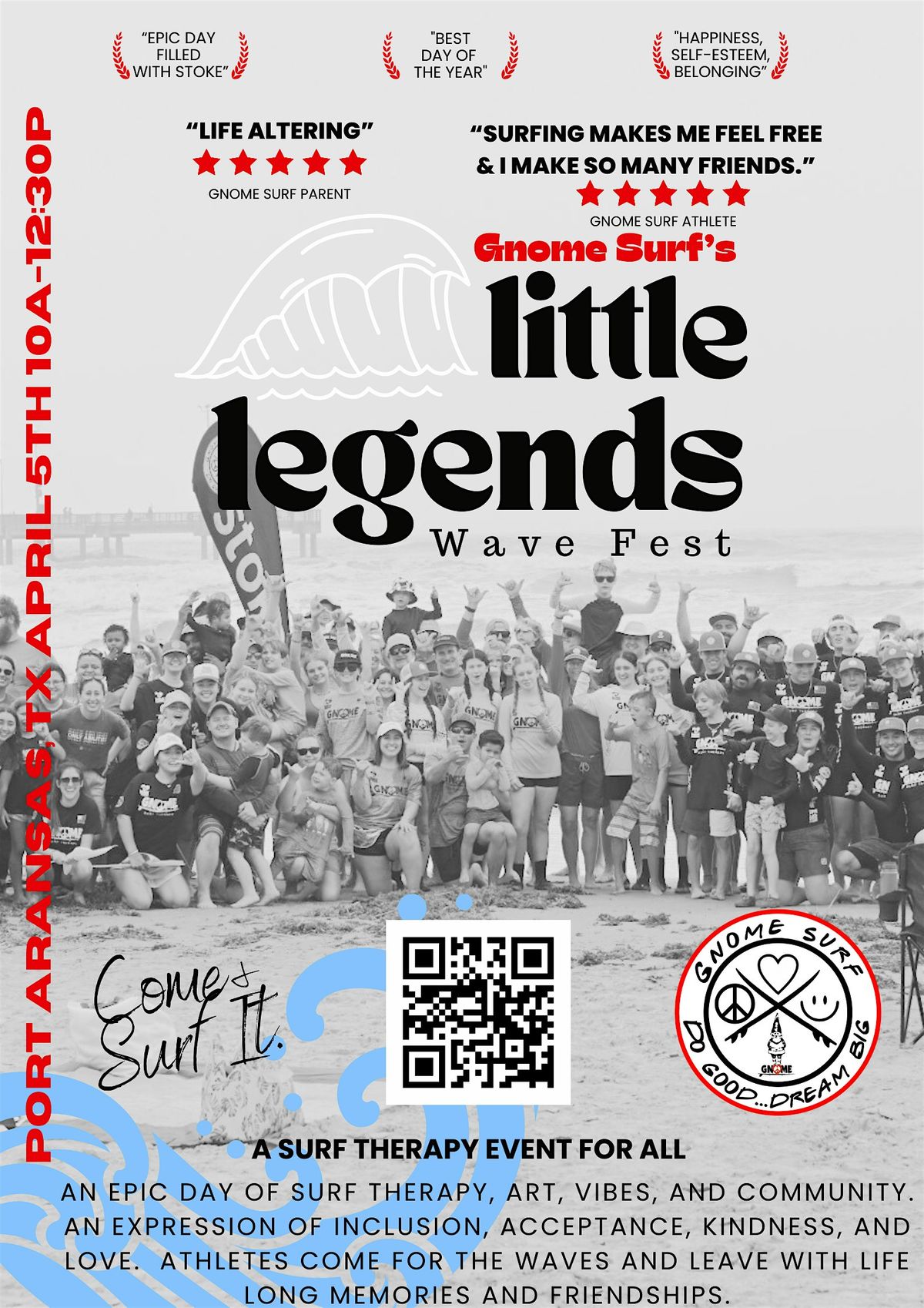 3rd Annual Little Legends Texas Wave Fest Morning Session by Gnome Surf