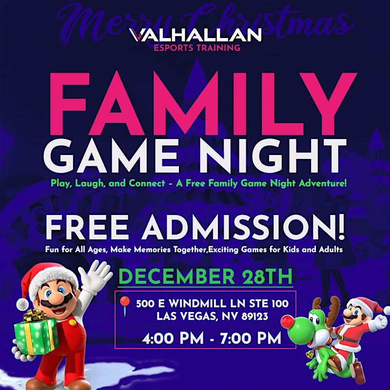 Family Game Night at Valhallan Esports