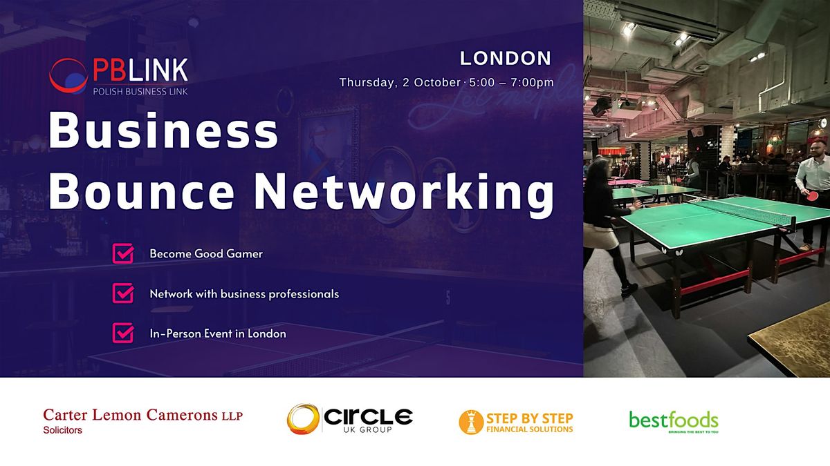 Business Bounce London 02.10.2025