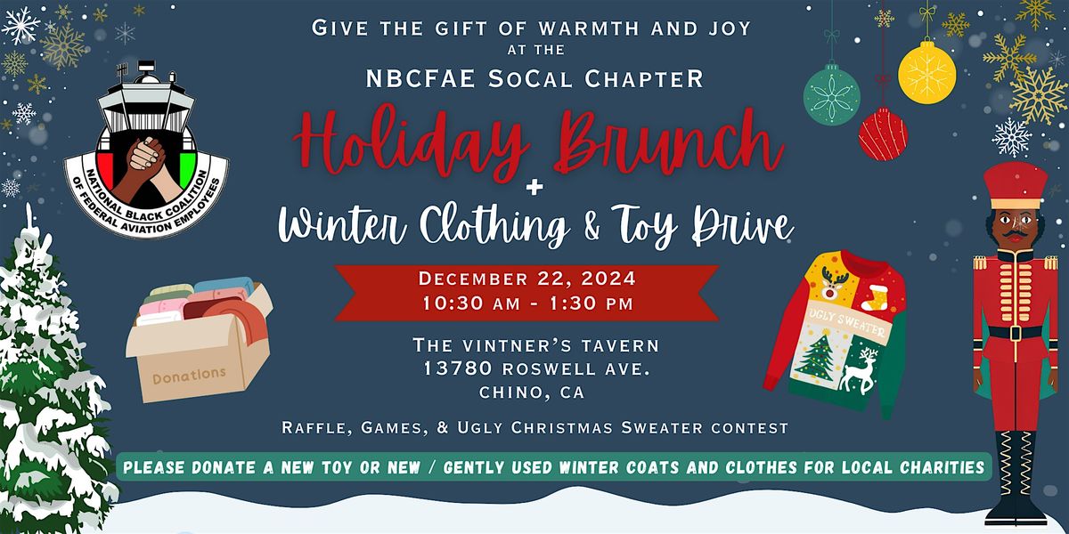 NBCFAE SoCal Chapter Holiday Brunch + Winter Clothing & Toy Drive