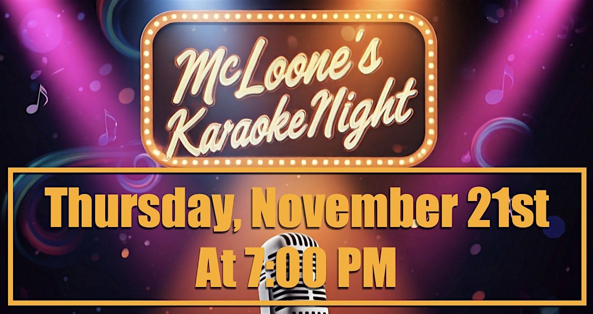 McLoone's Boathouse Karaoke Night