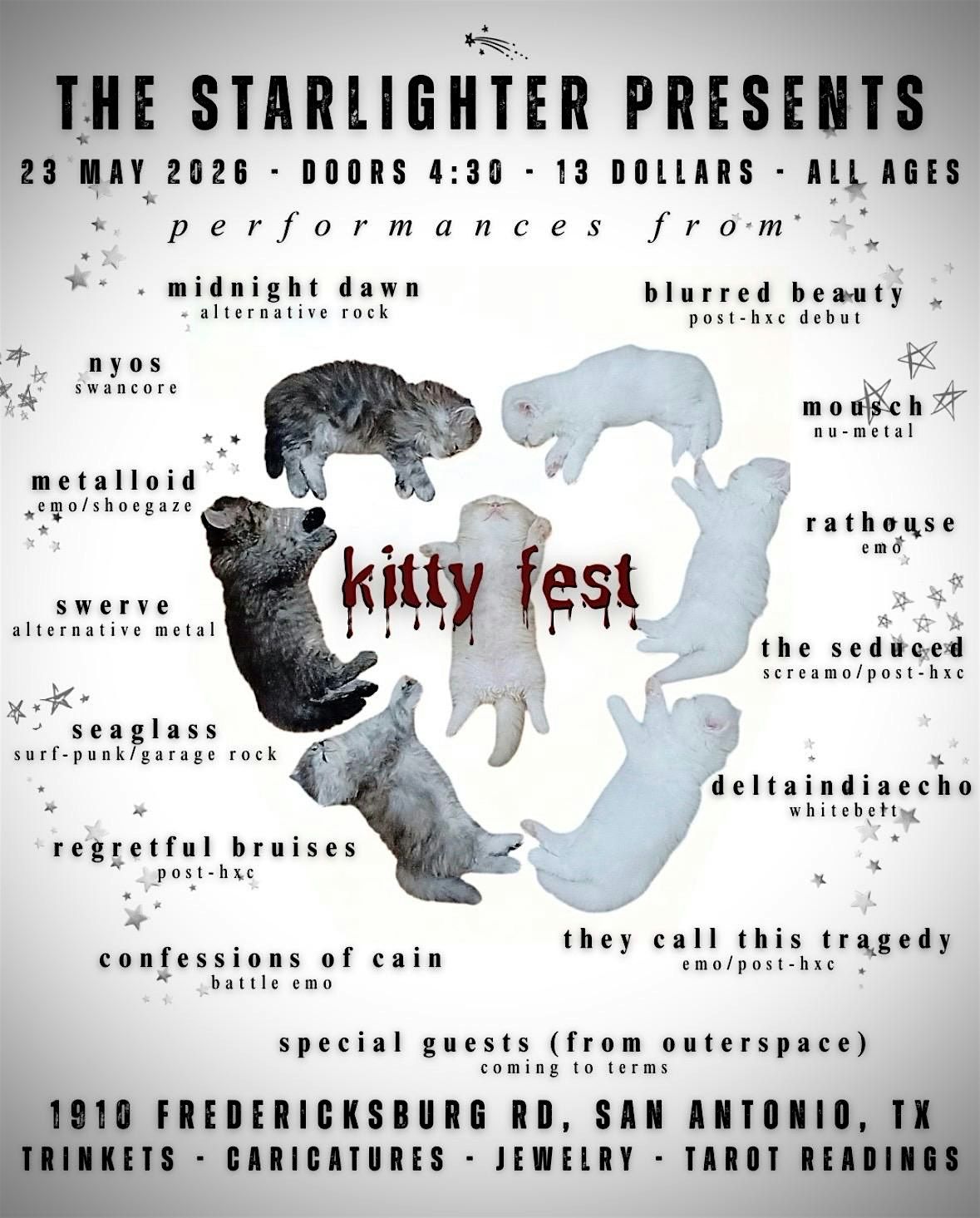 Kitty Fest feat. Midnight Dawn, Blurred Beauty, Nyos, Mousch and more!
