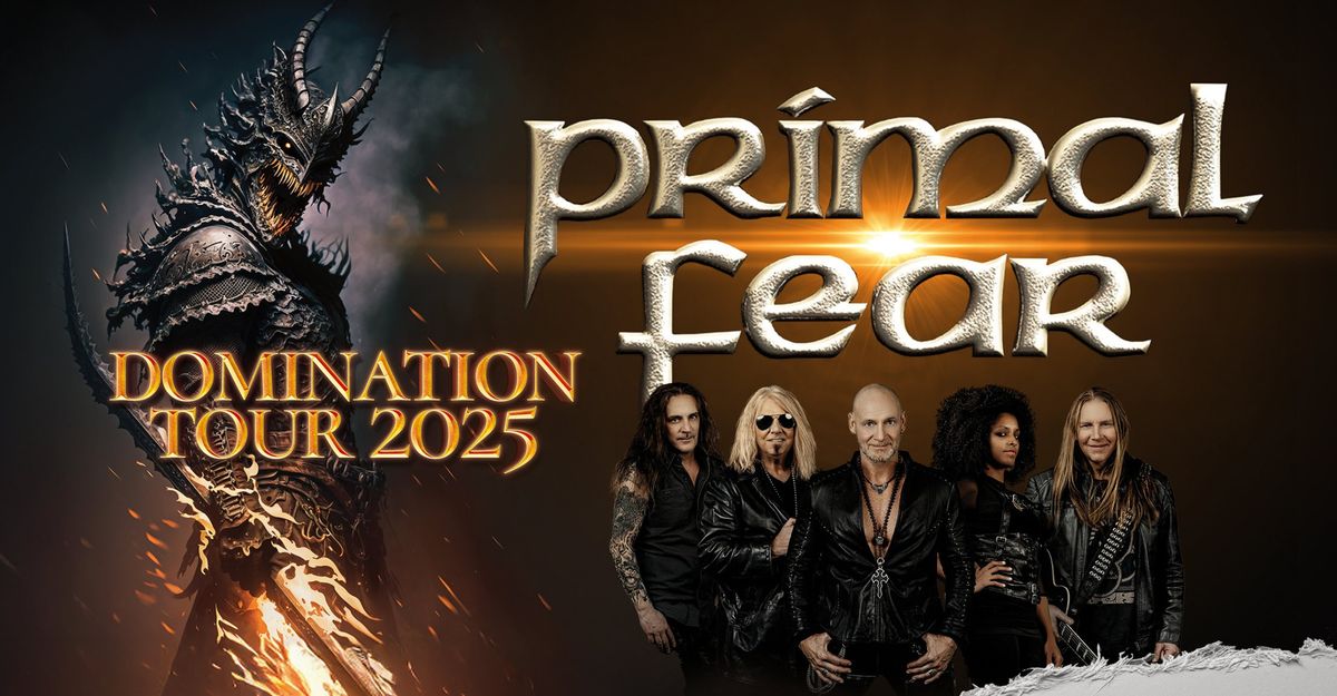 Primal Fear - Domination Tour 2025 - ZL\u00cdN, Masters of Rock Caf\u00e9