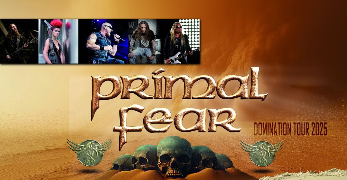 Primal Fear - Domination Tour 2025 - ZL\u00cdN, Masters of Rock Caf\u00e9