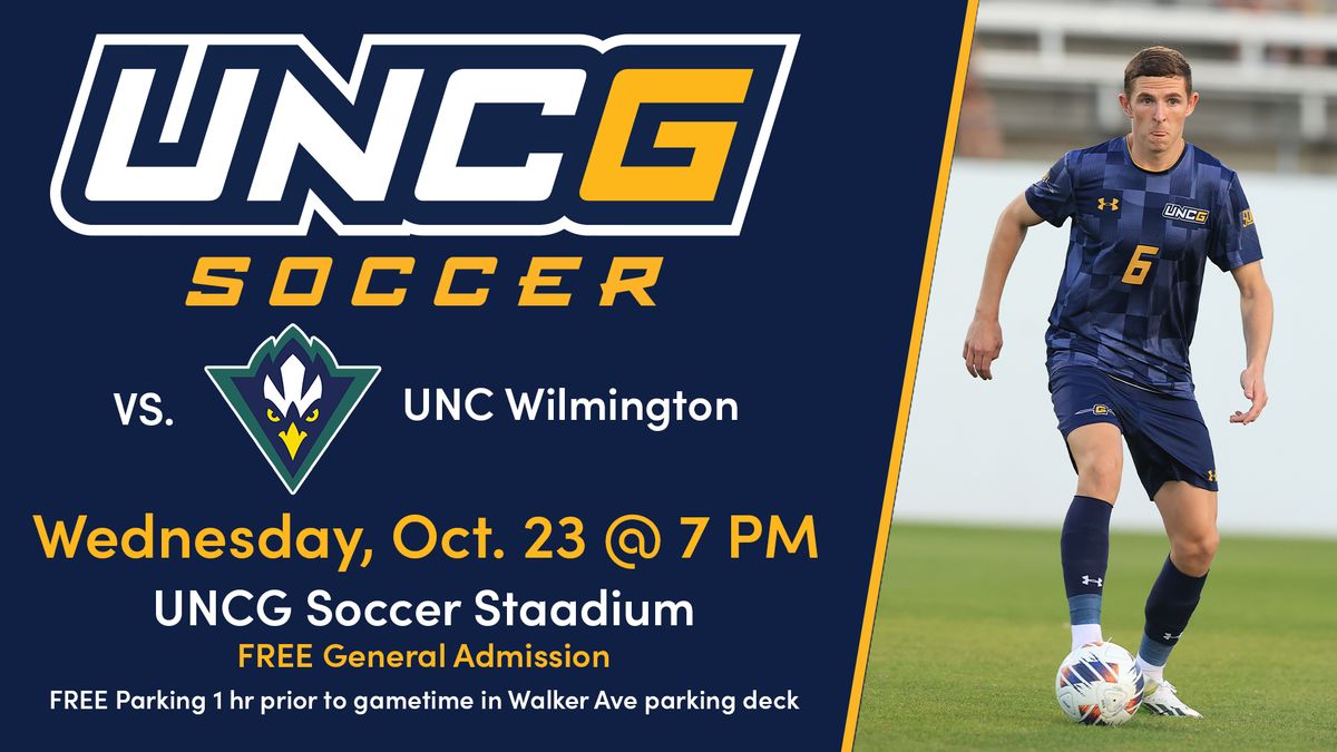 UNCG Spartans Men's Soccer Vs UNCW Seahawks 