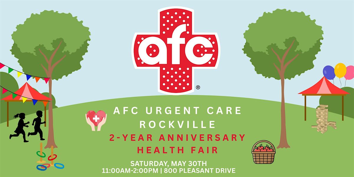 AFC Urgent Care Rockville's 2-Year Anniversary Health Fair