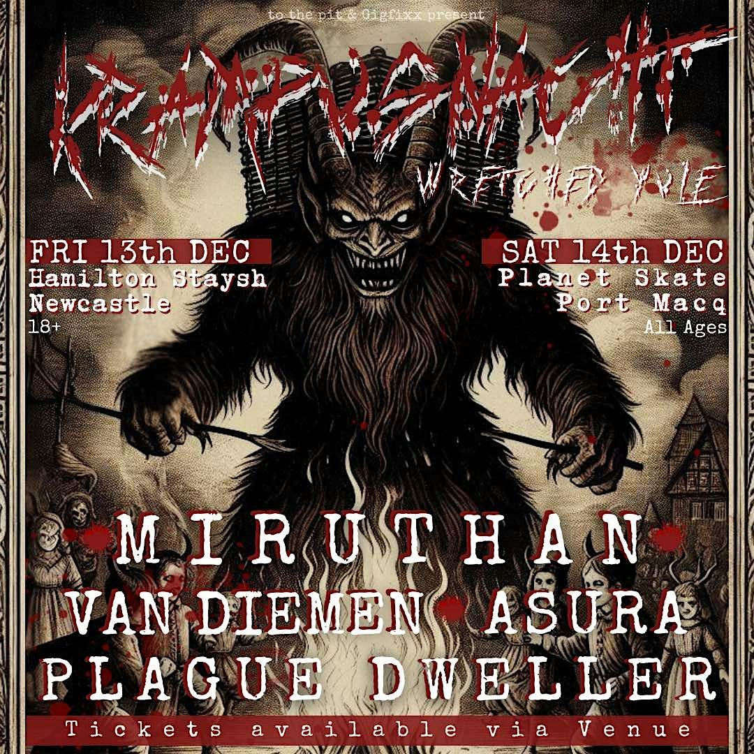 KRAMPUSNACHT; Wretched Yule (ALL AGES) Port Macquarie