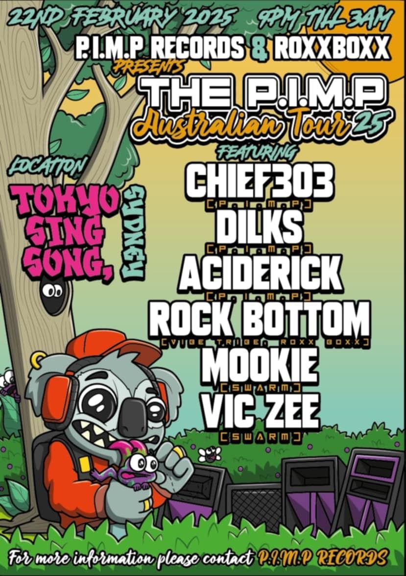 P.I.M.P Australian tour 2025. Sydney 