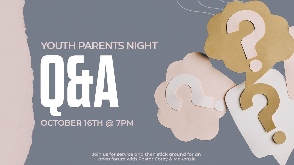 Parents Night at Youth