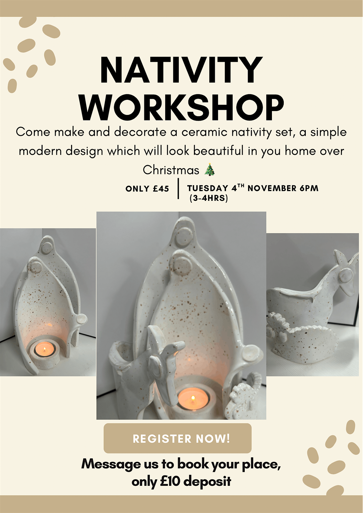 Ceramic Nativity Workshop