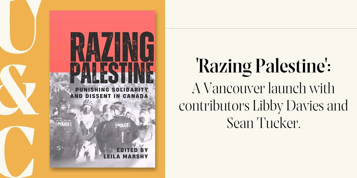 'Razing Palestine': Vancouver Launch