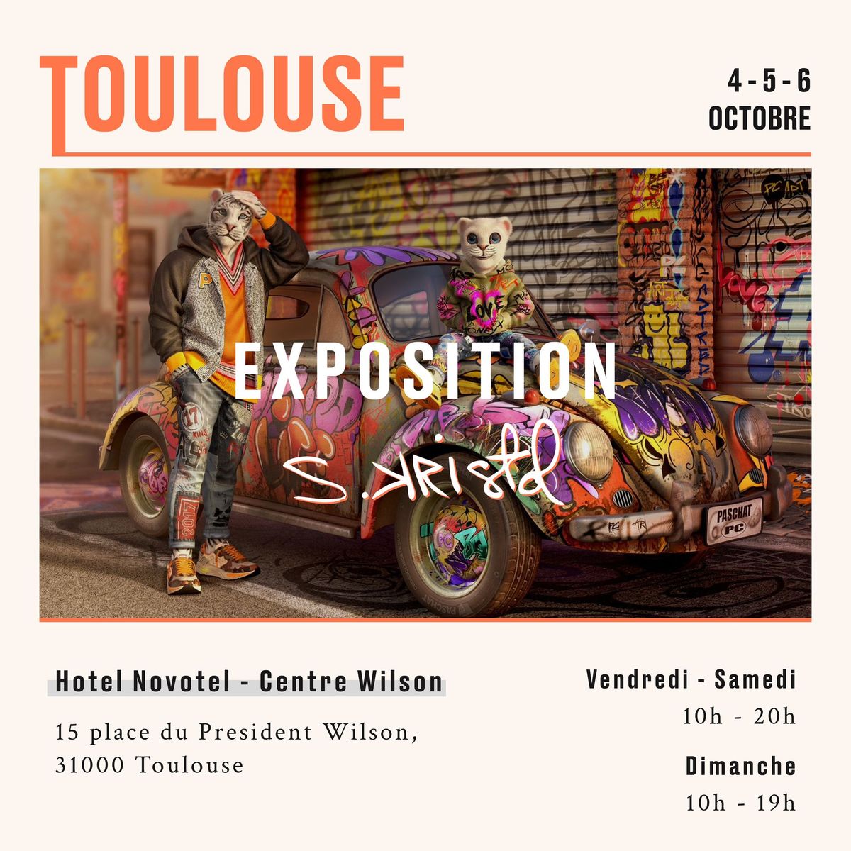 \ud83c\udfa8 Exposition de l'Artiste Contemporain S.Kristol \u00e0 Toulouse