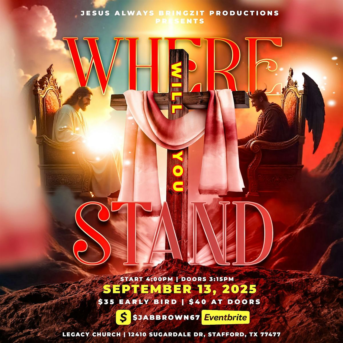 WHERE WILL YOU STAND Gospel Stage Play