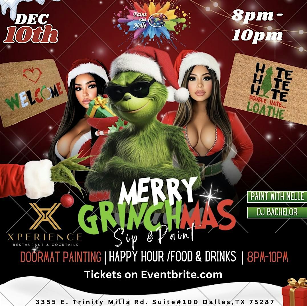 Grinchmas Doormat Painting Class