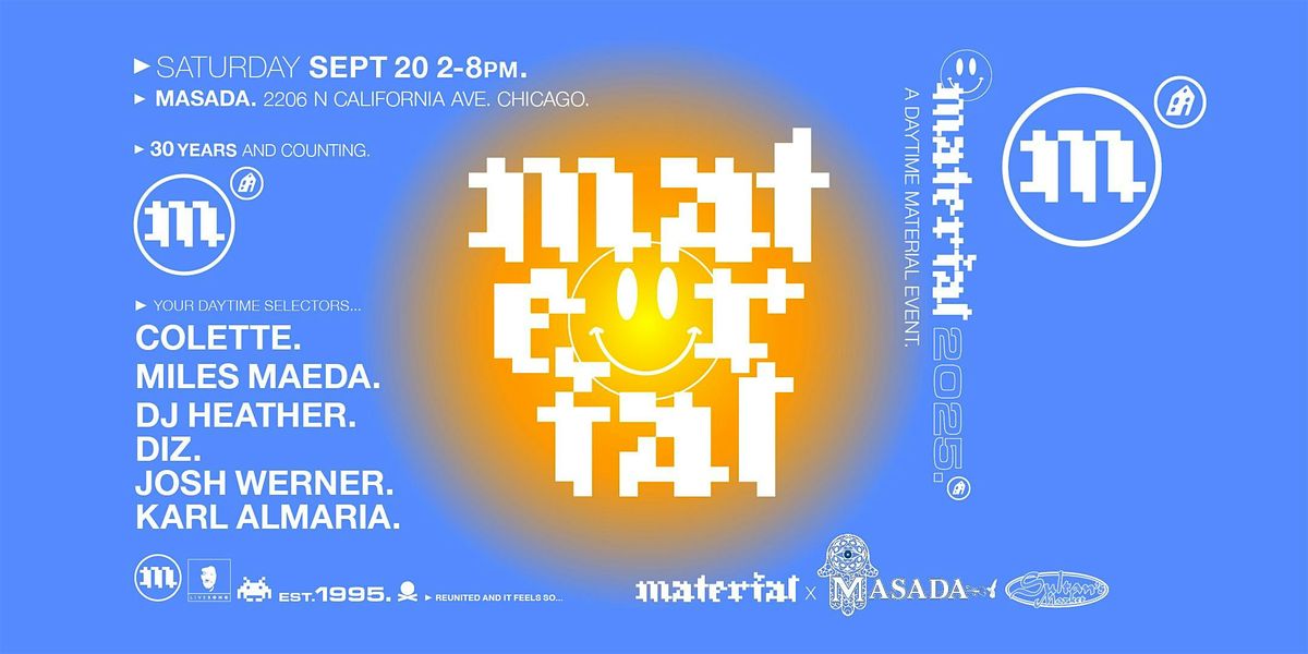 Material Reunion at Masada - 30 years and counting