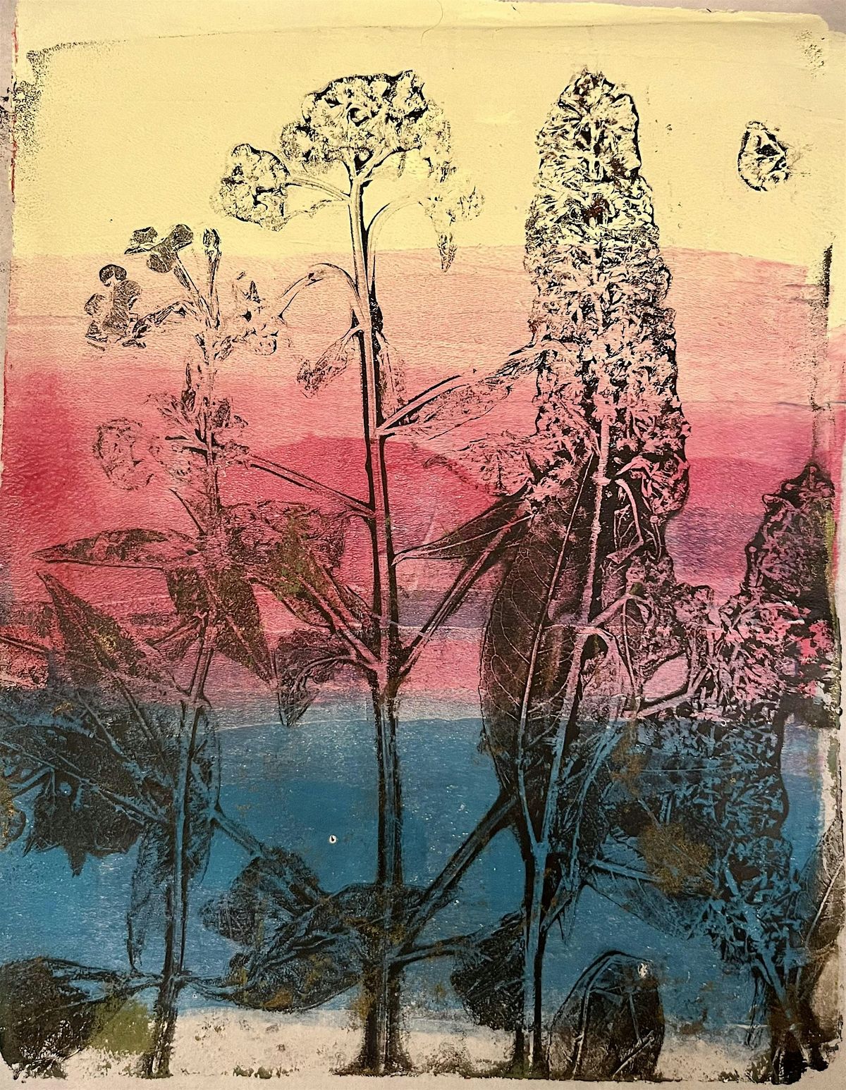 Botanical Gel Printing