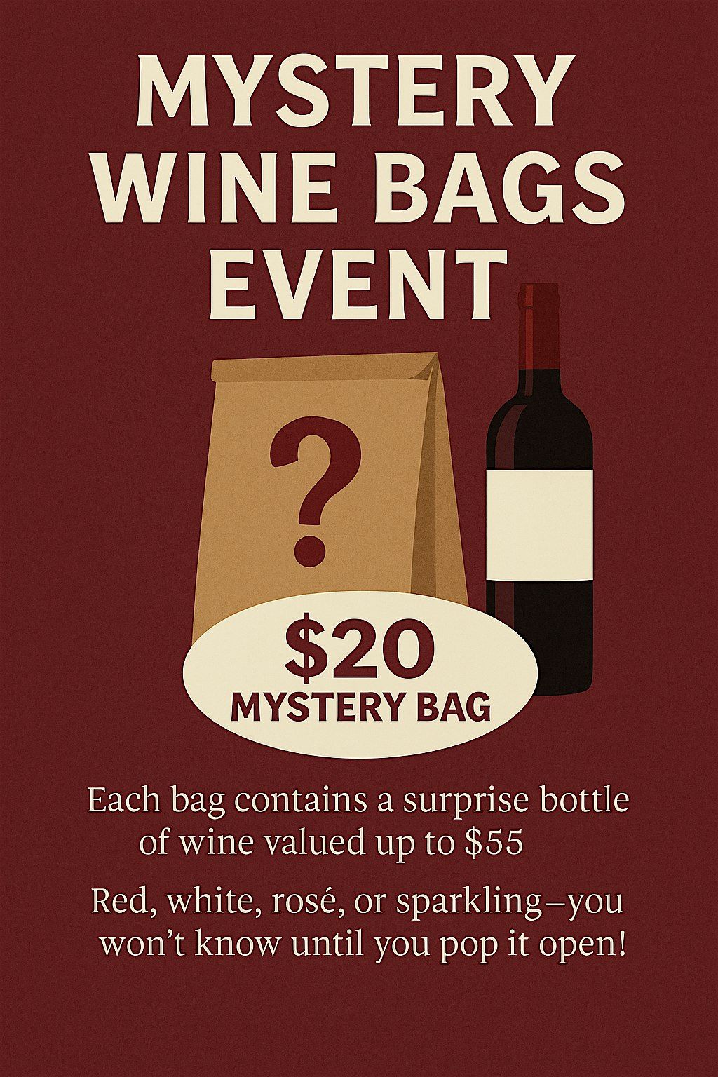 Myster Bottle Of Wine Event