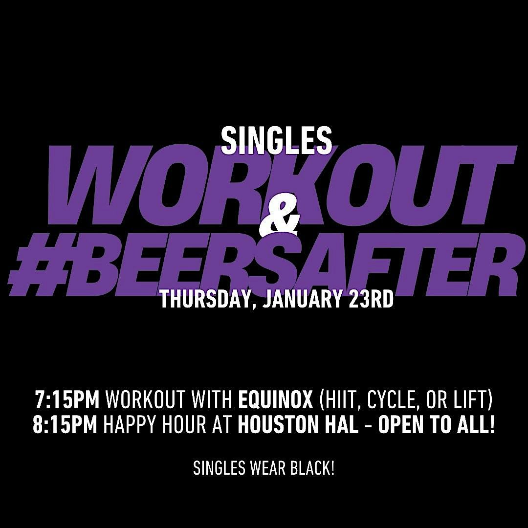 NYC Singles Workout x Equinox