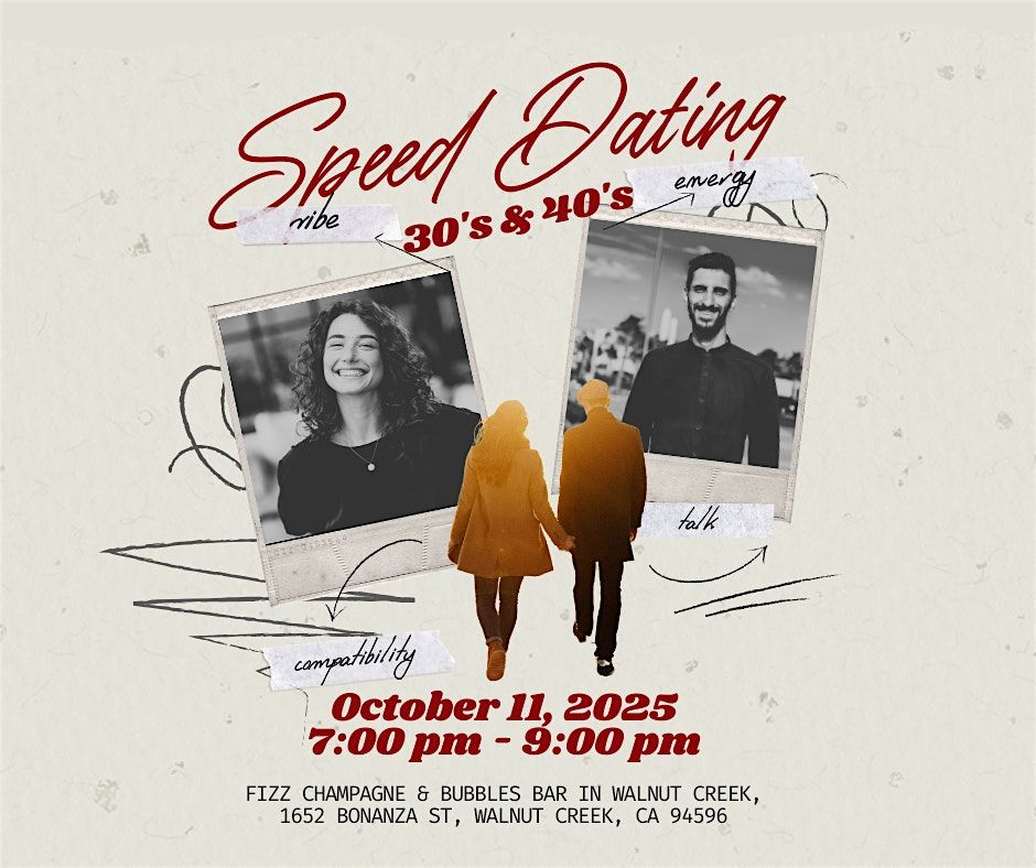 Speed Dating in Walnut Creek 30s & 40s