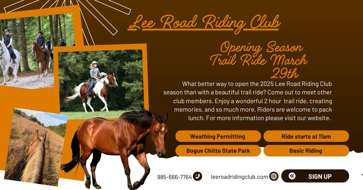 Opening Season Trail Ride 