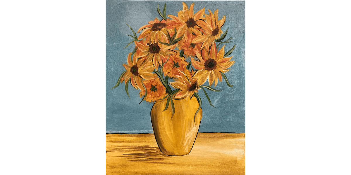 Vincent's Amber Arrangement - Paint and Sip in Boston | Classpop!\u2122