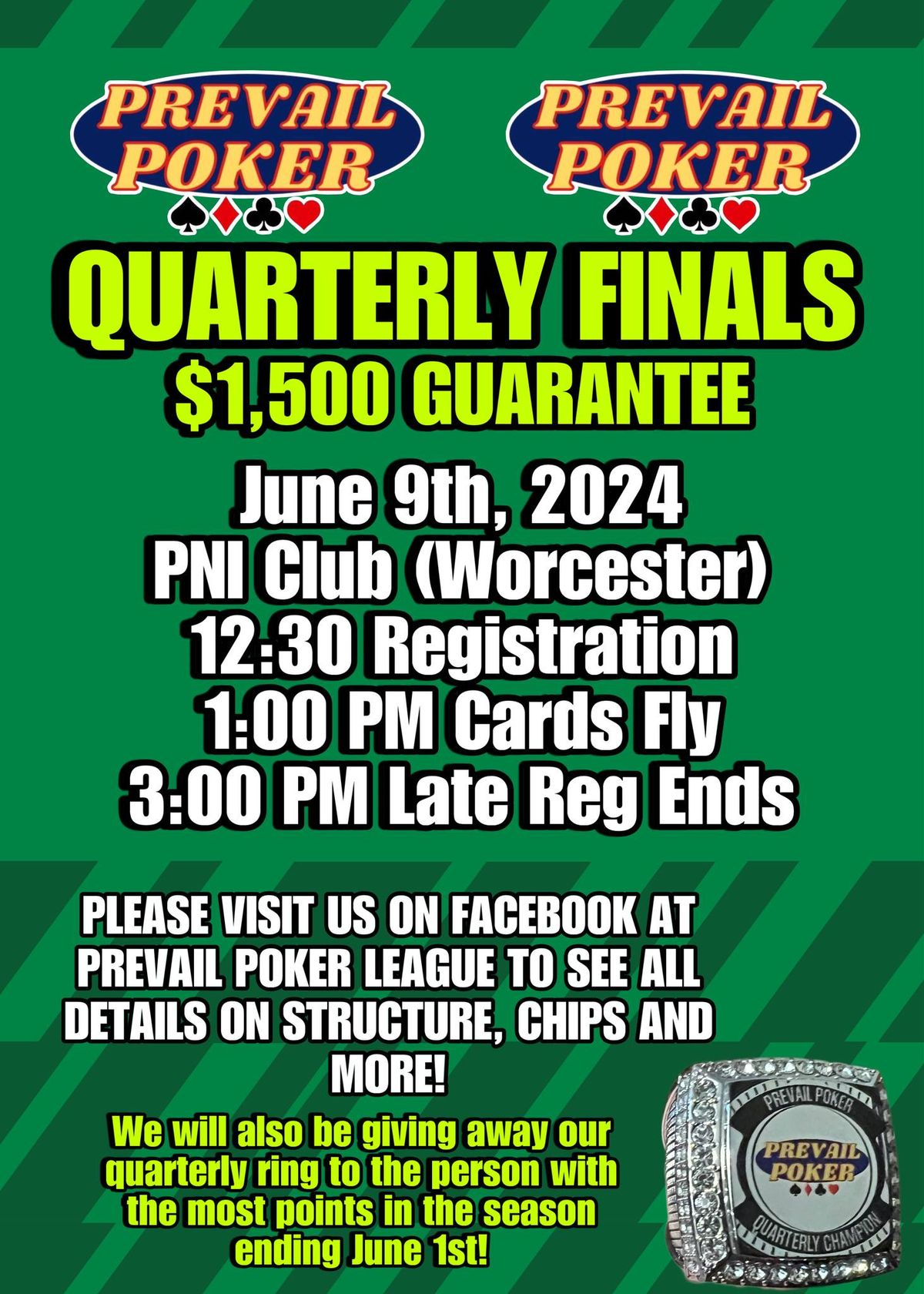 Quarterly Finals - $1,500 GTD - June 9th 2024!