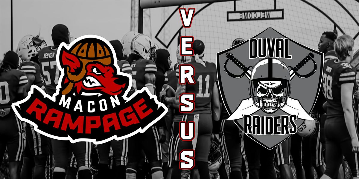 Macon Rampage V. Duval Raiders