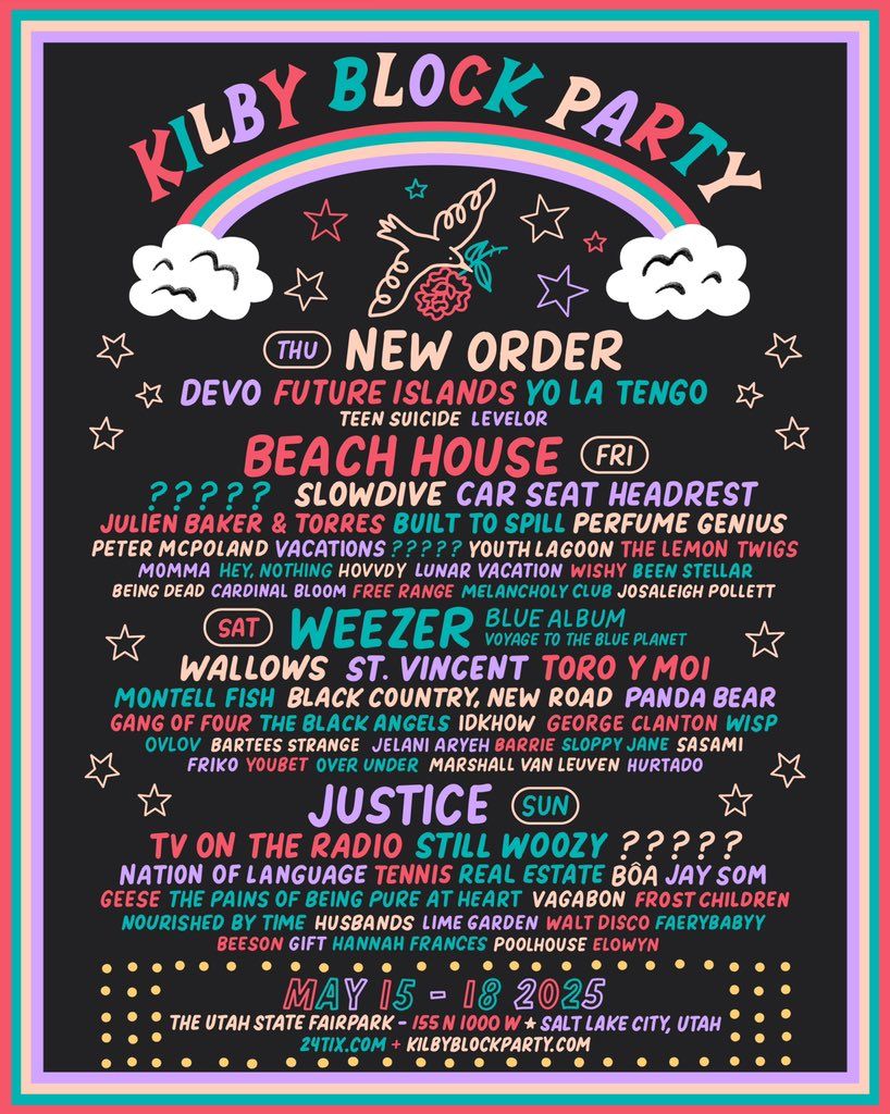 Kilby Block Party with Justice, TV on the Radio, Still Woozy and more - (Sunday)