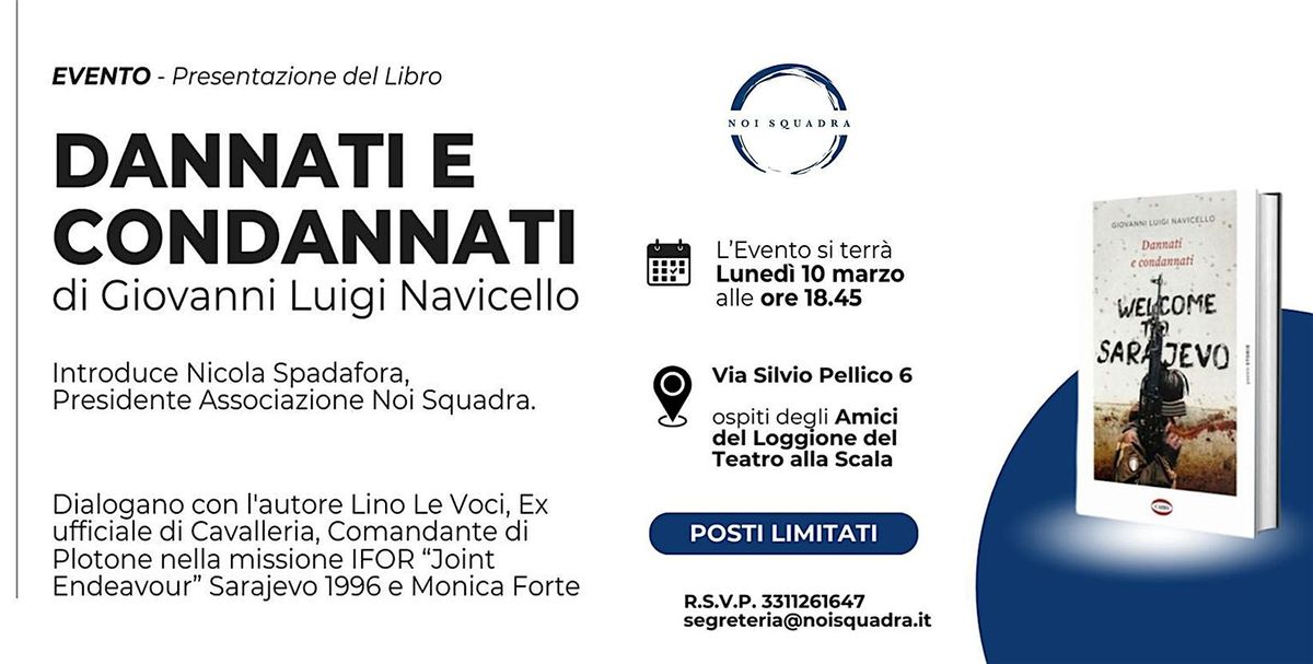 Noi Squadra - Presentazione libro Dannati e Condannati