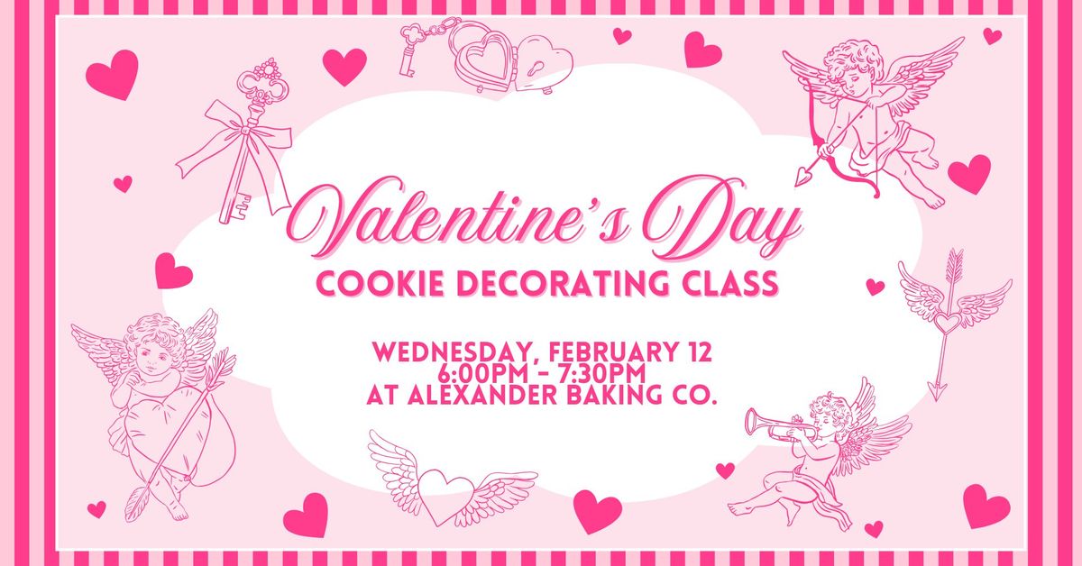 *SOLD OUT* Valentine's Day Cookie Decorating Class