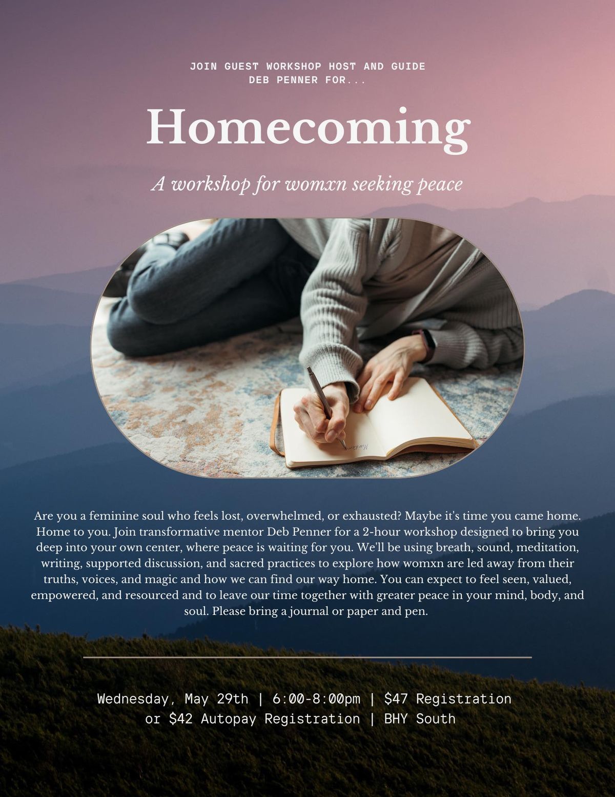 Homecoming - A Workshop for Womxn Seeking Peace